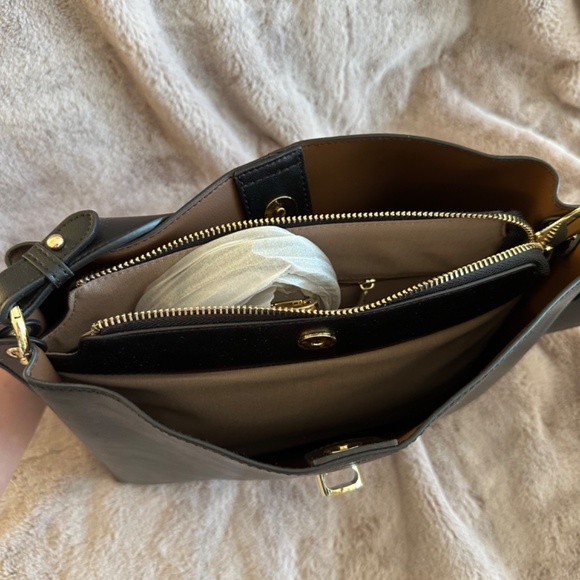 Genuine Leather Designer Tote - Picture 4 of 6